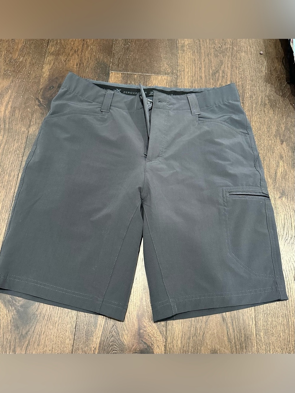 ZeroXposur Men's Slate Hybrid Performance Shorts- Travel Series